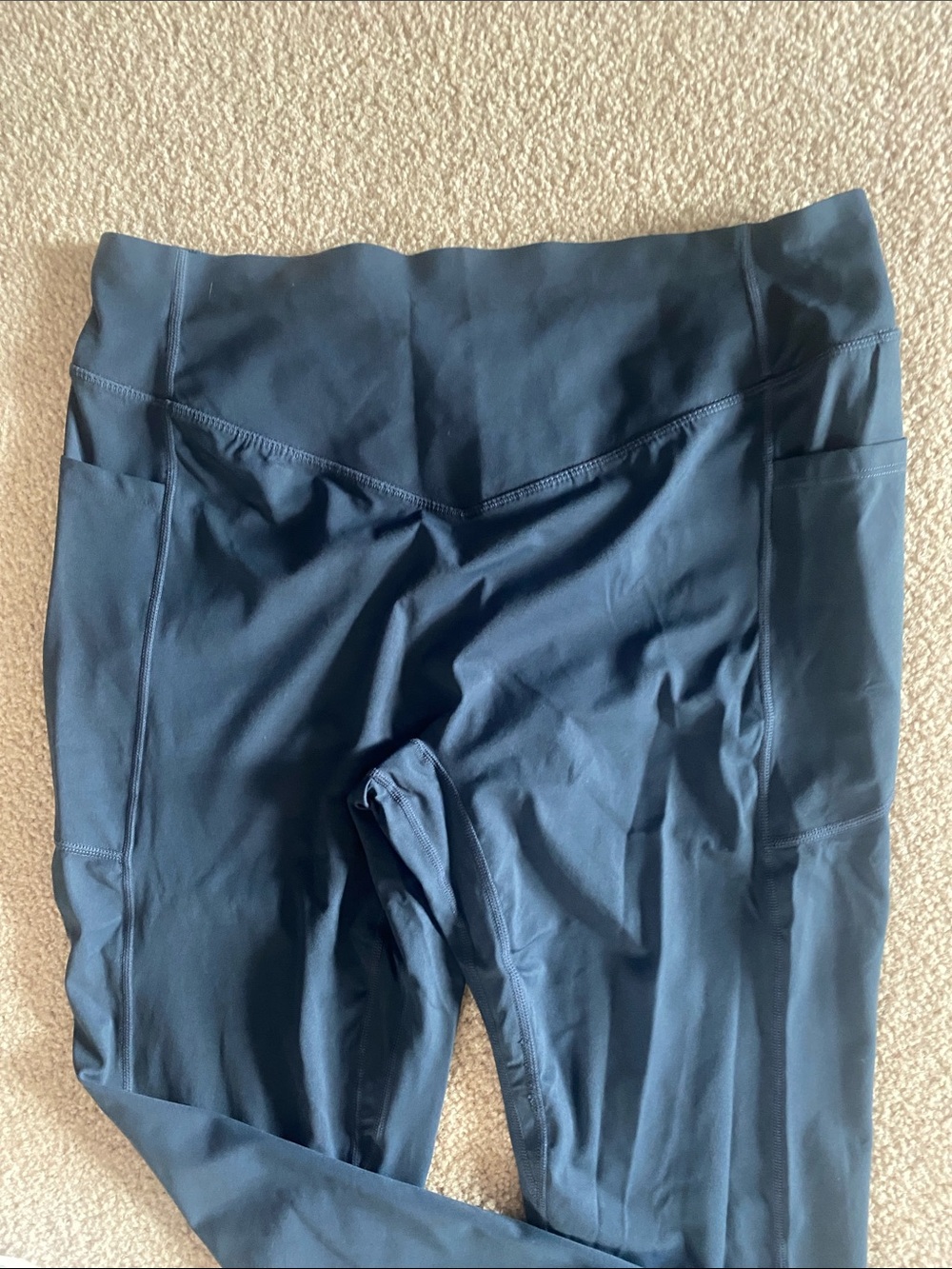 1X. 7/8 HALARA TUMMY CONTROL BUTT LIFTING RUCHED SHAPING LEGGINGS
(DEFECT) - Picture 11 of 12
